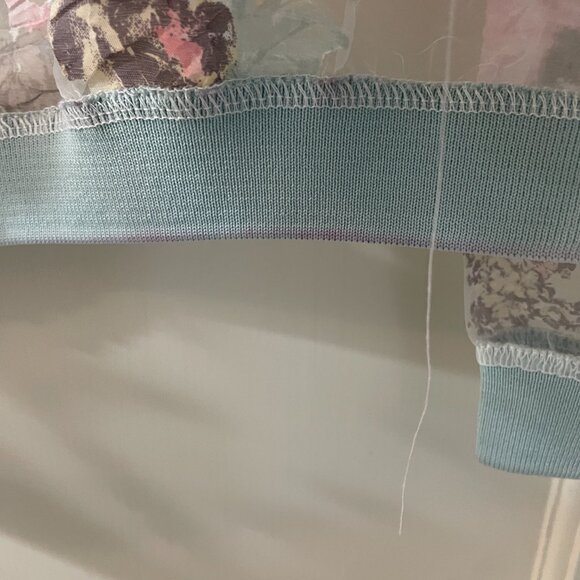 Anthropologie Maeve Sheer Floral Bomber Jacket Size S - Picture 4 of 10